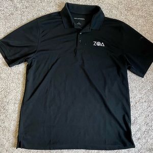 Men’s Port Authority ZOA Energy drink black golf polo size XL